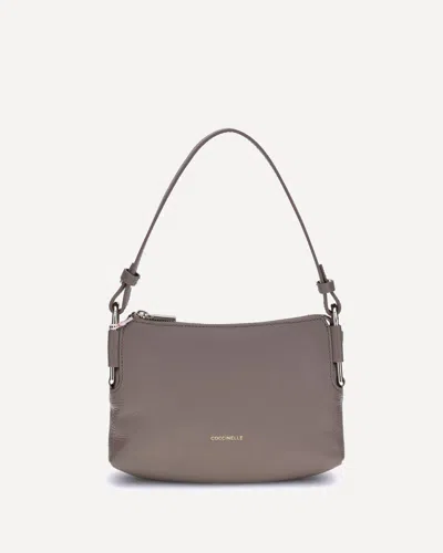 Coccinelle Rebekka Shoulder Bag In Gray