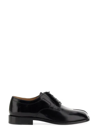 Maison Margiela Tabi Brushed Leather Lace-up Shoes