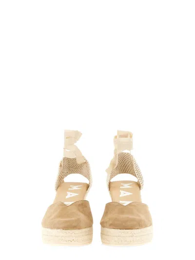 Manebi Hamptons Sandal In Animal Print