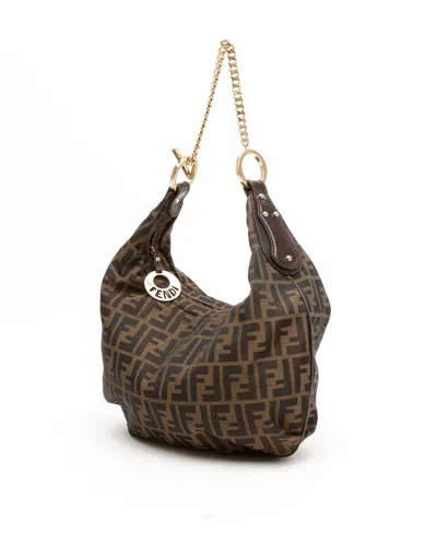 Fendi Zucca Chain Shoulder Bag