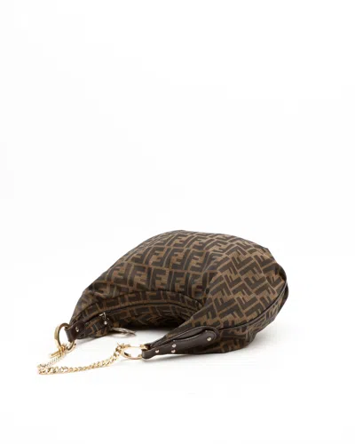 Fendi Zucca Chain Shoulder Bag