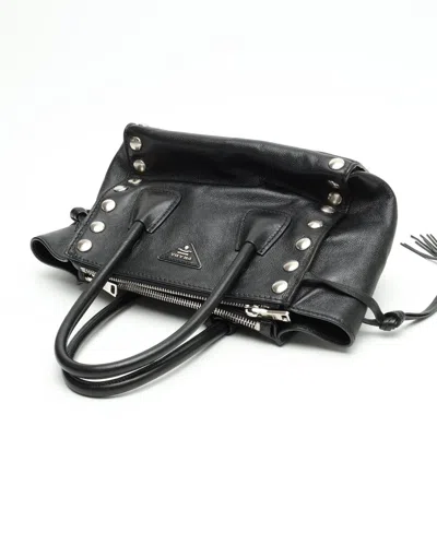 Prada Studded Twin Pocket Bag