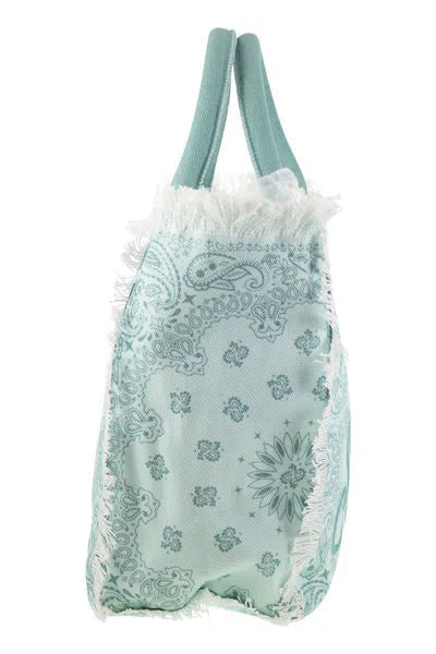 Mc2 Saint Barth Vanity - Canvas Bag With Bandana Print