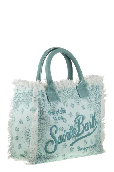 Mc2 Saint Barth Vanity - Canvas Bag With Bandana Print