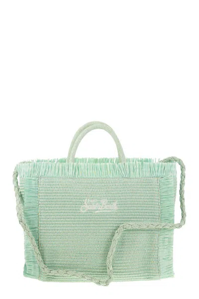 Mc2 Saint Barth Colette - Straw-effect Bag With Embroidered Logo