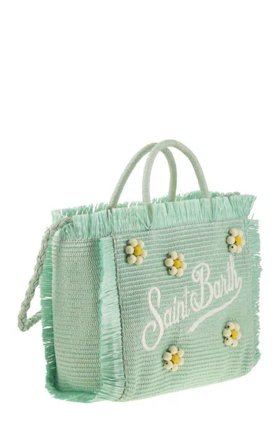 Mc2 Saint Barth Colette - Straw-effect Bag With Embroidered Logo