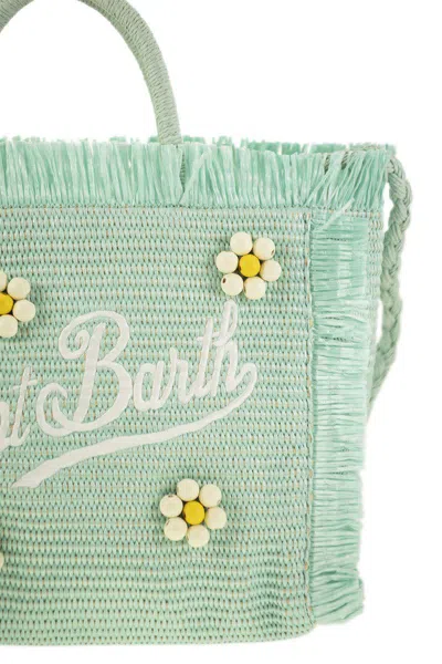 Mc2 Saint Barth Colette - Straw-effect Bag With Embroidered Logo