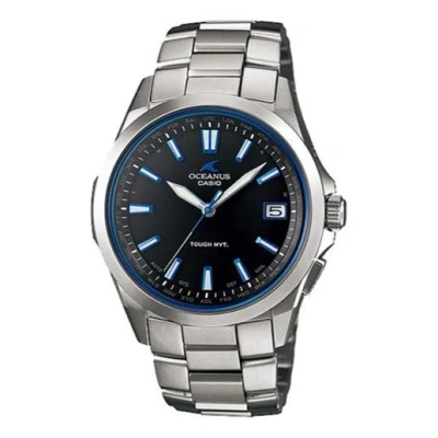Casio Stainless Steel Strap Dark Blue Analog