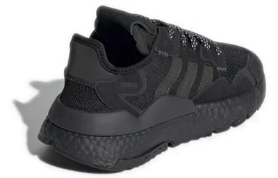 Adidas Originals (gs) Adidas Nite Jogger J 'carbon' In Black