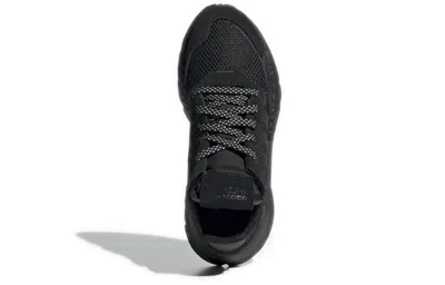 Adidas Originals (gs) Adidas Nite Jogger J 'carbon' In Black