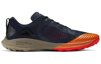Nike Air Zoom Terra Kiger 5 'obsidian Laser Crimson' In Blue