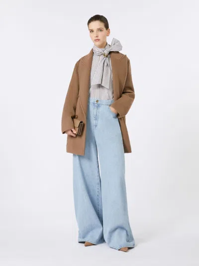 Max Mara Denim Affari Wide-leg Jeans In Blue