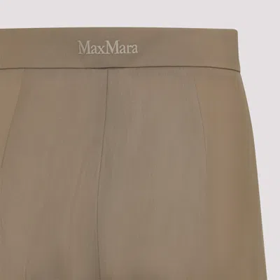 Max Mara Wool High Waist Wide-leg Trousers