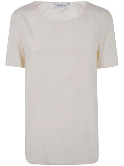 Max Mara Silky Shirt "aris" In Gray