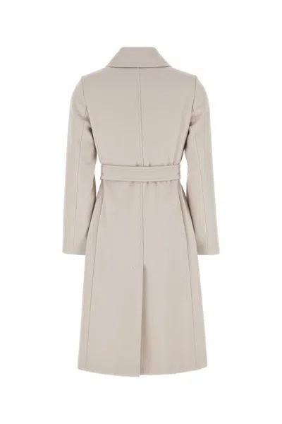 Max Mara Sand Wool Bcollag Coat