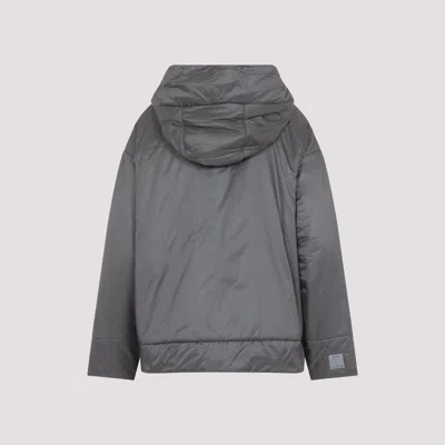 Max Mara The Cube Dark Grey Polyester Daria Padded Jacket In Gray