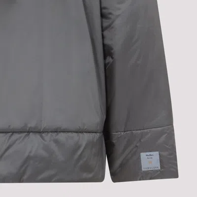 Max Mara The Cube Dark Grey Polyester Daria Padded Jacket In Gray