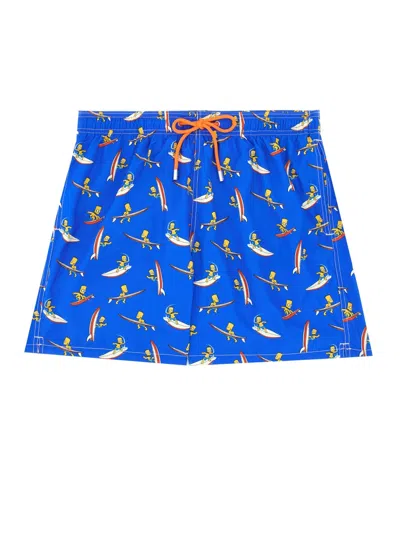 Mc2 Saint Barth Azure Polyester Swimwear In Multi