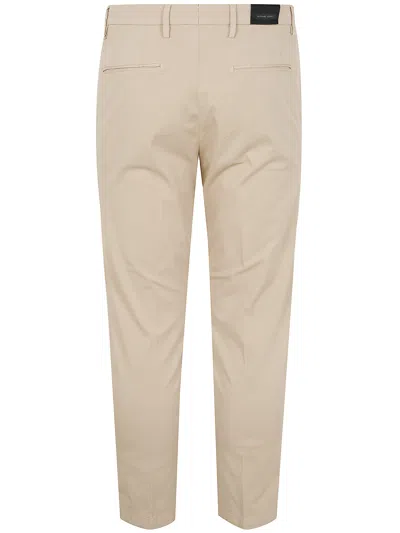 Michael Coal Stretch-cotton Pants In Neutral