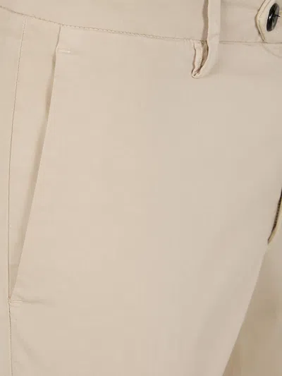 Michael Coal Stretch-cotton Pants In Neutral