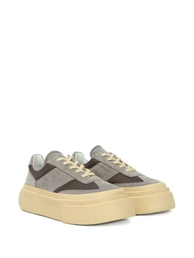 Mm6 Maison Margiela Gray Platform Sneakers