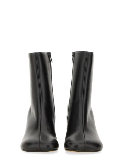 Mm6 Maison Margiela Black Anatomic Ankle Boots