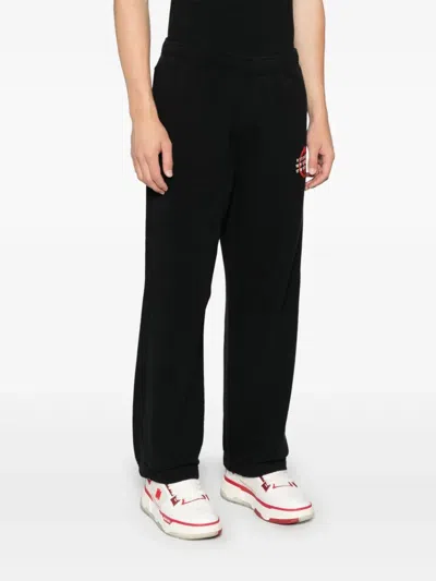 Mm6 Maison Margiela Elasticated Ankle Hems Trousers In Black