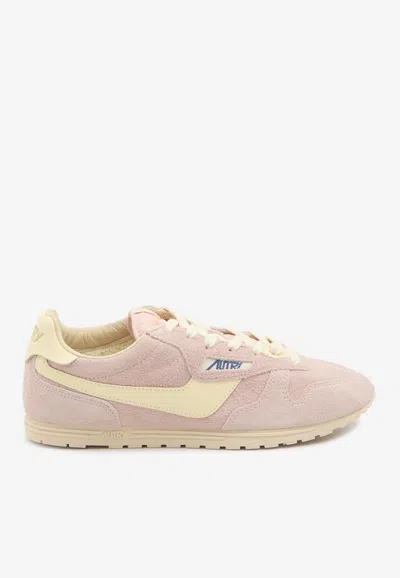 Autry Windspin Suede Low-top Sneakers