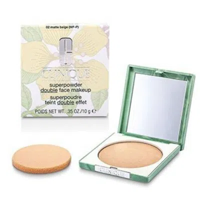 Clinique / Super Powder Double Face Makeup 02 Matte Beige .35 oz