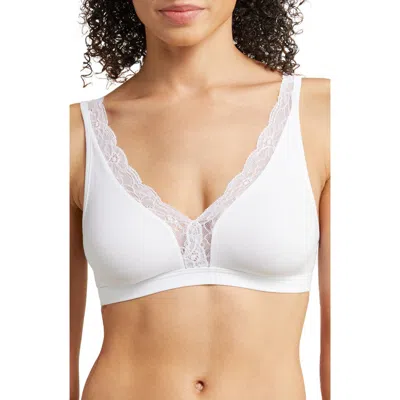 Hanro Sensation Soft Cup Stretch-cotton Bra