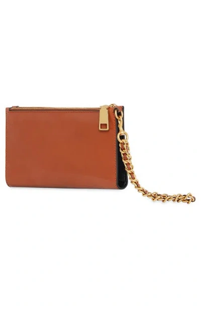 Rebecca Minkoff Infinity Chain Strap Leather Wristlet