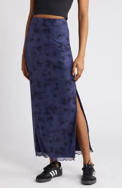 Bp. Printed Mesh Maxi Skirt