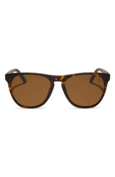 Diff Darren 55mm Polarized Square Sunglasses