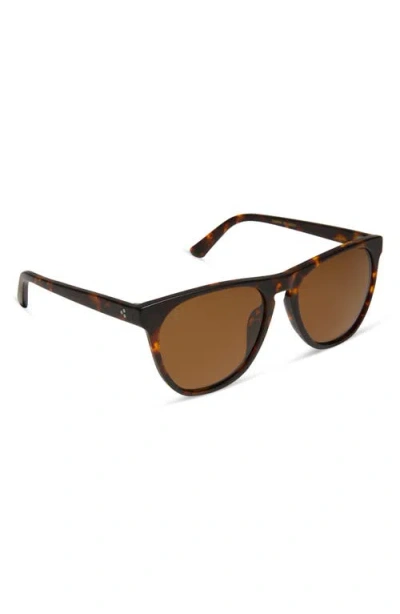 Diff Darren 55mm Polarized Square Sunglasses