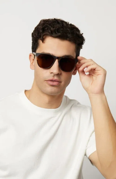 Diff Darren 55mm Polarized Square Sunglasses