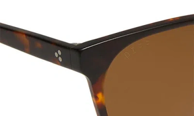 Diff Darren 55mm Polarized Square Sunglasses