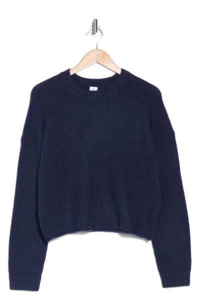 Abound Cozy Crew Pullover Sweater In Blue