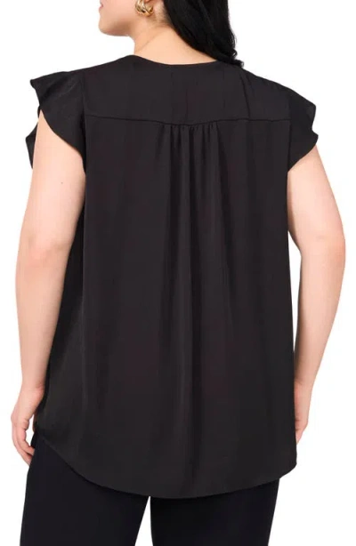Vince Camuto Ruffle Shoulder Sleeveless Blouse