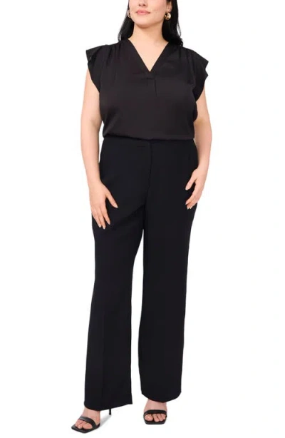 Vince Camuto Ruffle Shoulder Sleeveless Blouse