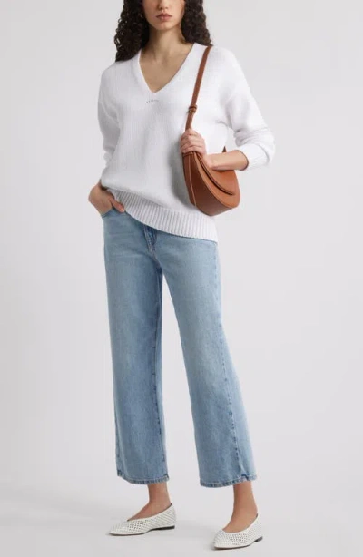 Nordstrom Chunky Cotton Blend Sweater