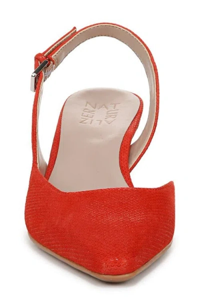 Naturalizer Tansy Womens Faux Suede Slip On Slingback Heels