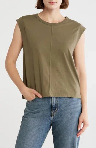 Melrose And Market Cotton Muscle Tank