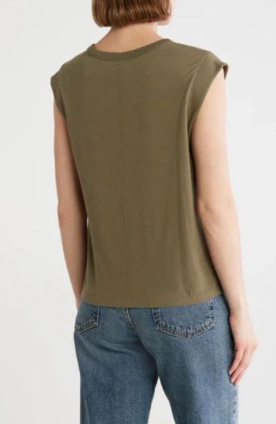 Melrose And Market Cotton Muscle Tank