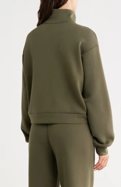 Z By Zella Whisper Knit Quarter Zip Pullover