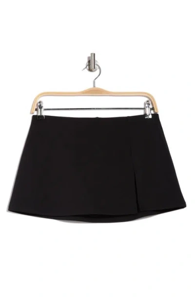 Abound Knit Miniskort In Black