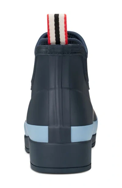 Hunter Waterproof Chelsea Rain Boot In Blue