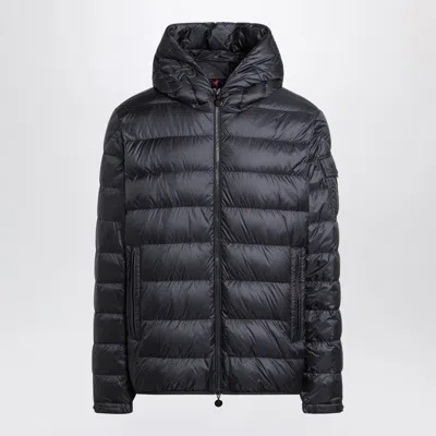 Moncler Short Zip-up Puffer Coat In Blue