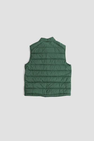 Moncler Piumino Smanicato Barthe In Nylon Verde Scuro  Uomo In Green