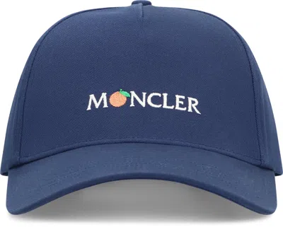 Moncler Genius Moncler X Gilga Farm Designed By Donald Glover Cotton Baseball Hat In Blue