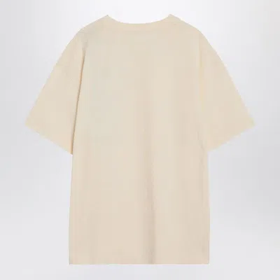 Moncler Genius Short Sleeves Cotton T-shirt In White